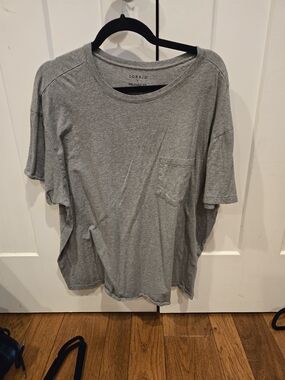 Torrid Soft Gray Pocket Tee